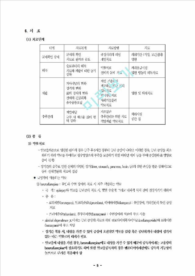 [정신간호학] 알코올 중독(alcoholism)의 사례관리.hwp